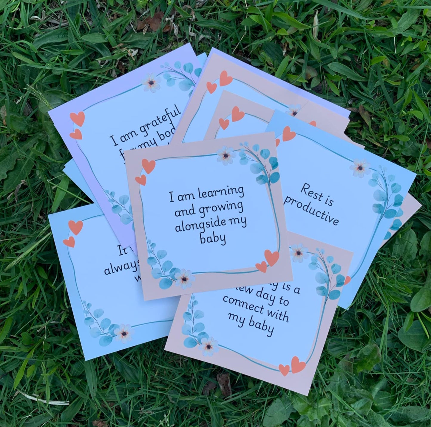 Postpartum Mom Affirmation Cards